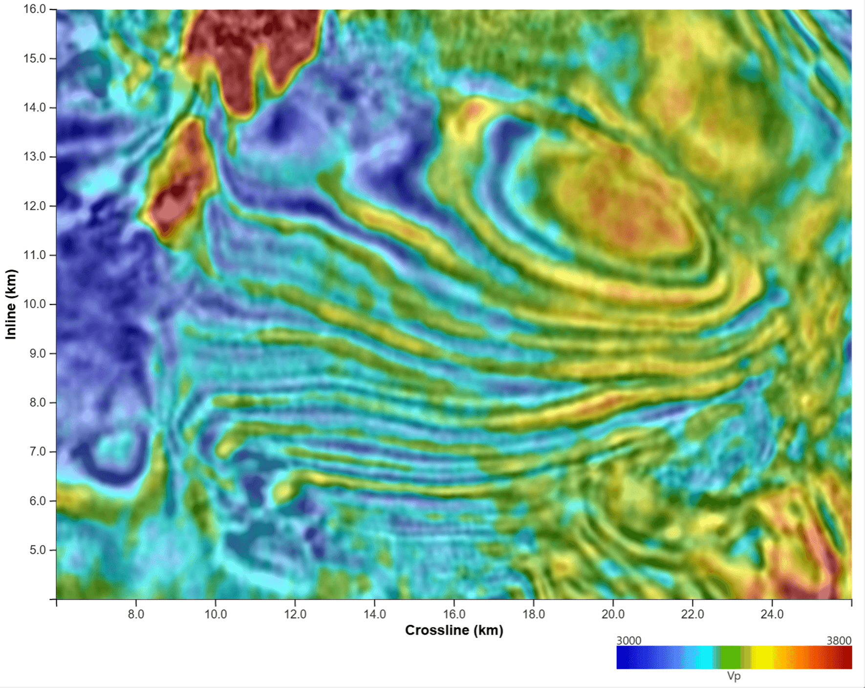 Velocity depth slice at 5 km, final TSL-FWI model