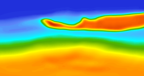 M1 → M3 — merged updates converging, base of salt pulled up — M3, Crossline 414